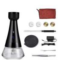 Chicha Électronique Rechargeable 30000 mAh avec Grande Batterie, Accessoires de Chicha, Tuyau et Étui de Transport