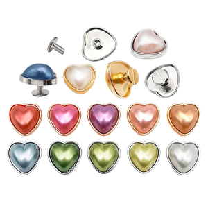 אוהב פנינה rvet אבזם מסמר ציפורן בורג דקורטיבי כפתור תיק עור בגדים אביזרים חומרה מיוחדים עבור חלקי התיק - Product Image 2