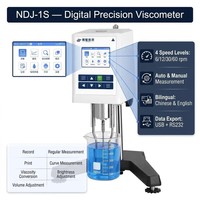 Viscosímetro Digital Rotacional Jingfei NDJ-1S 1-1x10^5mpa.S para Cosméticos, Productos Químicos y Laboratorio