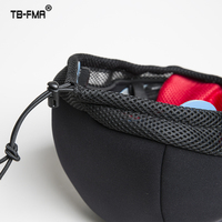 Sac de casque tactique de grande capacité pour sports de plein air, vente en gros d'usine FMA, maille 4 mm d'épaisseur, noir, 135 g, housse de chasse TB1351