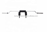 Barre d'haltères en acier de haute qualité avec protection des épaules, longueur 2350 mm, pour entraînement de fitness en salle de sport et musculation