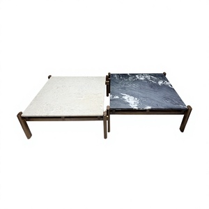<span class=keywords><strong>Mesa</strong></span> de Centro Extra Ancha de <span class=keywords><strong>Madera</strong></span> Maciza, Duradera, de 180 cm, Perfil de Tablón, Tono Marrón Cálido, Mueble Moderno para Sala de Estar - Product Image 4