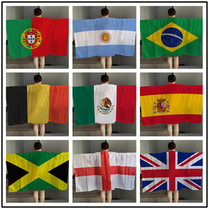 Capa de Animación con la Bandera de Alemania de 90*150 cm, Bandera Alemana para Eventos Deportivos de Fútbol - Product Image 3