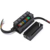 Voiture 12V24V Spotlight Circuit Modification 6 canaux Relais 11 canaux Assurance Power Control Fuse Box
