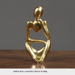 Mini Adorno de Resina, Estilo Nórdico, Personaje Abstracto, Artesanía, Decoración de Hogar de Lujo Ligero - Product Image 6