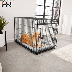 Cages pour chiens empilables en acier inoxydable Ventes directes d'usine Cages pour chiens pliables à vendre pas cher - Product Image 3