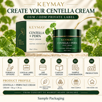 Crème Visage Apaisante et Hydratante à la Centella PDRN, Crème Lissante Nourrissante, Soins de la Peau, Marque Privée, Fabricant OEM ODM en Gros