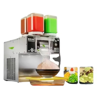 Machine à glace pilée coréenne professionnelle Bingsu, automatique, 4 parfums, avec moteur central, 220V/110V