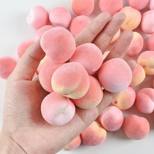 Wholesale Mini Artificial Peach <b>Foam</b> Fake Peach Fruit Lifelike Simulation Peach for Home Decor Photography Props - Product Image 6