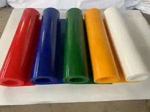Hardness 60-90A High Elastic Factory Price Polyurethane Pu Sheet Rubber Roll Sheet Urethane Rubber Sheet