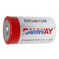 Batería de Litio-Hierro CKXIC ER34615M 3.6V 14500mAh para Interruptor de Circuito, Entrada AC/DC 240A, Reinicio Manual, Diseño Compacto