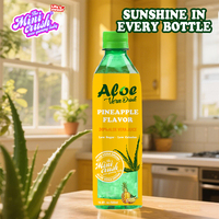 Haccp Halal Gecertificeerd 500Ml Ananas Passievrucht Aloë Vera Drinken Natuurlijk Zacht Vruchtensap Aloë Pulp Ingrediënten Suiker Water