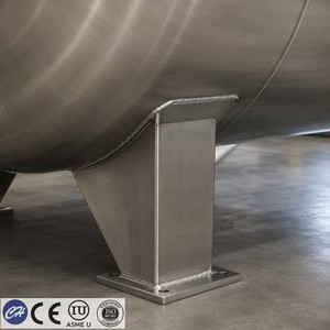 Réservoir de stockage vertical en acier inoxydable fabriqué sur mesure, réservoir tampon industriel scellé, certifié ASME CE ISO - Product Image 2