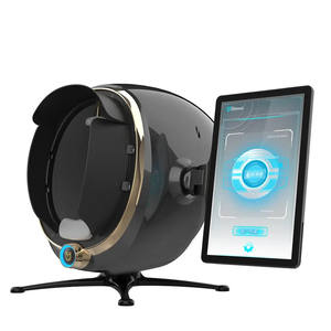 Dermatoscópio 3d analisador de pele, lâmpada inteligente espelhada de madeira com 8 espectro, máquina de analisador de pele uv - Product Image 2