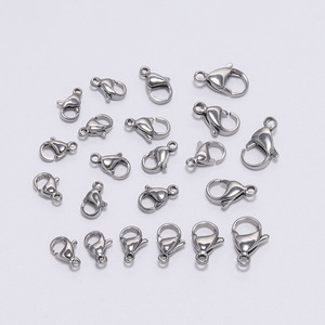 Cierre de langosta de acero inoxidable, tamaños variados, pulido, accesorio de joyería para la fabricación de collares, conector de pulseras, accesorio de joyería DIY - Product Image 3