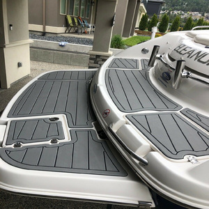Plancher en teck EVA antidérapant de conception moderne pour yacht et marine Chaparral 230 SSI 2005, application extérieure, technique brossée - Product Image 5