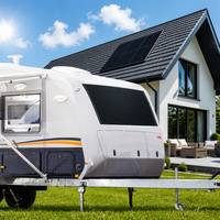 Panneau solaire flexible 600W, 4 panneaux de 150W, panneaux solaires flexibles adhésifs légers, panneaux photovoltaïques flexibles pour le camping, la tente