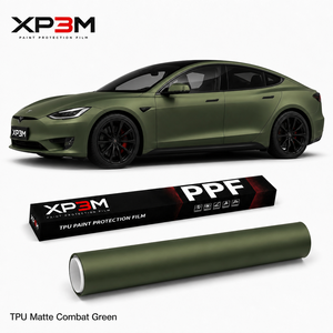 ฟิล์มกันรอย XP3M สีเขียวด้านแบบซาติน TPU  ชนิดซ่อมแซมตัวเองได้ หนา 7.5 มิล ป้องกันรอยขีดข่วน ป้องกันการเหลือง ขนาด 1.52x15 เมตร (แบบม้วน) - Product Image 1