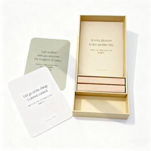 Cá nhân motivational khuyến khích tích cực tự chăm sóc sức khỏe khẳng định thẻ Matt giấy in ấn với nắp hộp - Product Image 1