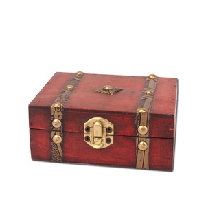 Antique storage wooden box Jewelry gift packaging small wooden box