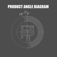 Interrupteur photoélectrique d'inclinaison BL1350 pour fer électrique avec détection de position et fonction d'arrêt automatique en cas d'inclinaison, assemblage PCB plastique 5V