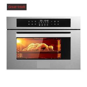 فرن مطبخ مدمج بالبخار والميكروويف شواية منزلية ذكية احترافية بسطح طاولة بيتزا دجاج وموقد متعدد الوظائف - Product Image 3