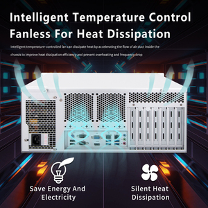 Bán buôn 4U máy tính công nghiệp tường lửa Rack mount Chassis với 2 / 3 TH, B75 chipset - Product Image 5