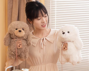 Simulation <span class=keywords><strong>chien</strong></span> animaux jouets pour enfants peluche caniche poupée sur une <span class=keywords><strong>laisse</strong></span> mignon <span class=keywords><strong>jouet</strong></span> <span class=keywords><strong>en</strong></span> peluche - Product Image 3