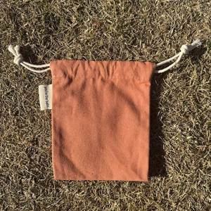 Aesthetic Organic Cotton <b>Drawstring</b> Bag Biodegradable Canvas <b>Pouch</b> Recyclable Fashionable Dust <b>Drawstring</b> Bag - Product Image 4
