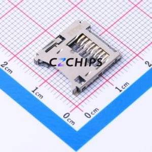 MR-1206-P8 SD Card / Memory Card Connector SMD Connector Self-Return Type MicroSD Card (TF Card) Card Holder 1.8mm - Product Image 1