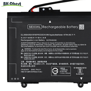 Batterie de remplacement pour ordinateur portable Li-ion rechargeable en gros 11,55 V 3615 mAh <span class=keywords><strong>SE03XL</strong></span> pour <span class=keywords><strong>HP</strong></span> Pavilion série 14 - Product Image 2