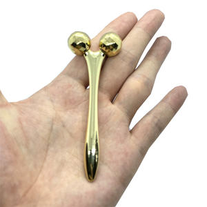 China Factory's New Y Shape 3D Face Roller Masajeador Aleación de zinc Face Lift Roller para 3D Facial <span class=keywords><strong>Spoon</strong></span> Massage - Product Image 6