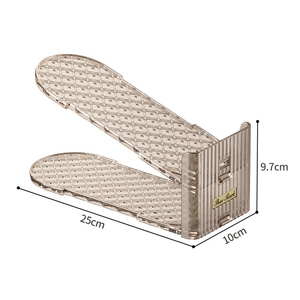 Dormitorio casa salvaspazio semplice porta scarpe Organizer per tacchi alti bassi scaffalature regolabile doppio strato porta scarpe - Product Image 4