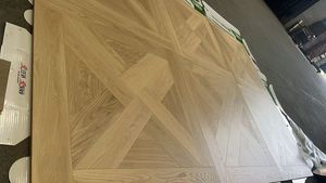 Parquet en bois flottant multicouche en noyer de haute qualité, style <span class=keywords><strong>Versailles</strong></span>, pour intérieur, idéal pour villas modernes, système de pose à clipser - Product Image 6