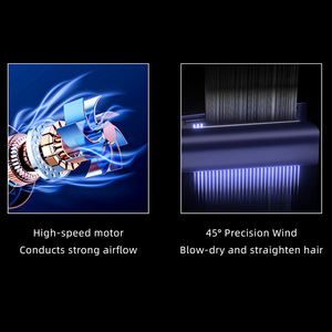 Styler 2-in-1 Multifunzione per Capelli Bagnati e Asciutti con Display LCD, Piastra Elettrica e Phon per la Cura e lo <span class=keywords><strong>Styling</strong></span> dei Capelli - Product Image 6