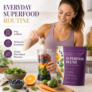 Mezcla de Superalimentos Orgánicos Verdes y Rojos <span class=keywords><strong>para</strong></span> Smoothies, Batidos y Repostería, Mezcla Nutritiva Diaria a Base de Plantas, ODM - Product Image 5