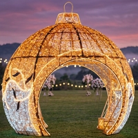 Grandes décorations de Noël et d'Halloween, arches lumineuses d'extérieur, guirlandes de fête, lumières de jardin, cordes lumineuses LED pour l'aménagement paysager