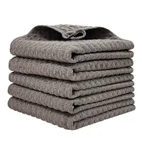 Serviette en microfibre gaufrée personnalisée 40x40cm, grande taille, sans traces, pour séchage de vitres, entretien automobile, lavage de voiture, vente en gros