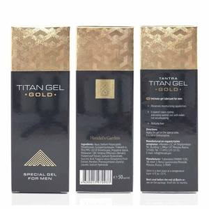 Original Titan Gel Gold 50ml Russland Penis vergrößerung Retarder Gel Creme Sex Produkte - Product Image 4