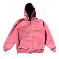 Veste de travail en toile pour homme, style camionneur, avec capuche, personnalisable, robuste, pour hommes