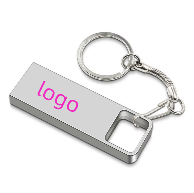 X323-1 XIANGQING Small Lot Custom Mini Metal USB 2.0 Flash Drive Stick 8GB-128GB Gift Box