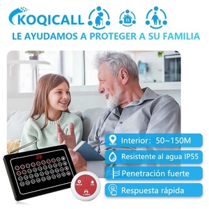 Système d'Appel Infirmier Sans Fil : 1 Récepteur d'Affichage, 20 Boutons d'Urgence, Pager pour Personnes Âgées, Maisons de Retraite, Hôpitaux, Équipement Médical - Product Image 4