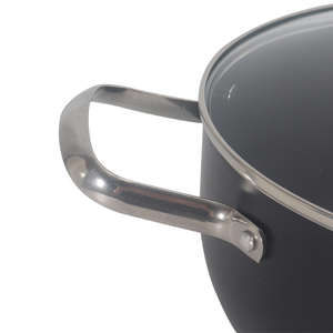 Đồ dùng nhà bếp 24/22/20/18cm đa chức năng nhôm không dính Cookware soong với kính nắp - Product Image 3