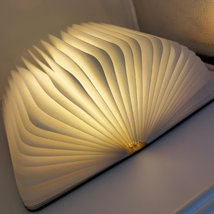 Lampe de lecture LED pliable <span class=keywords><strong>en</strong></span> papier avec impression de logo personnalisé, rechargeable, impression personnalisée OEM pour décoration intérieure, chambre, mariage, fête, cadeau - Product Image 5