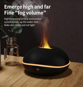 Aroma <b>Diffuser</b> Air Humidifier Ultrasonic Cool Mist Maker Fogger Led <b>Essential</b> <b>Oil</b> Flame Lamp Difusor Humidifier - Product Image 4