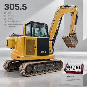 รถขุดขนาดเล็ก 305.5 มือสอง พร้อมส่ง ปี 2025 ระบบควบคุมระยะไกลไร้สายไฮดรอลิกแบบสัดส่วนสำหรับงานอุตสาหกรรม - Product Image 3