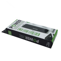 Scatola di carta personalizzata Powerbank scatola di imballaggio con plastica PVC finestra elettronica