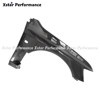Aile avant en fibre de carbone de style Aero Vari Vrs pour Mitsubishi Lancer Evolution Evo 7 8 9