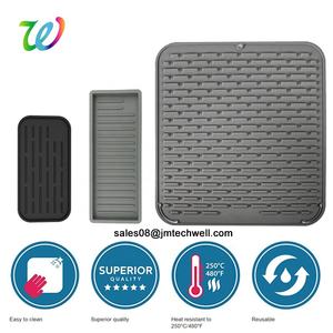 Vente en gros Grand <span class=keywords><strong>XXL</strong></span> Super Size 24 "X 18" <span class=keywords><strong>Tapis</strong></span> <span class=keywords><strong>de</strong></span> séchage en silicone résistant à la chaleur - Product Image 3