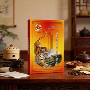 ハーブエキス配合タイガーボディパッチ - 軟膏配合遠赤外線ステッカー、毎日の穏やかな鎮静効果のある外用快適パッチ - Product Image 1